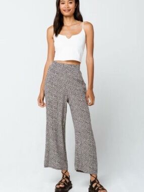 Billabong Printed Wide Leg Pant SZ M